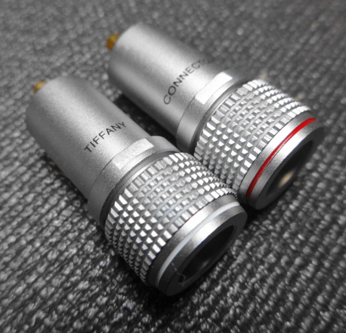 2pcs (1Pair) - TIFFANY RCA Male Plug / Connector