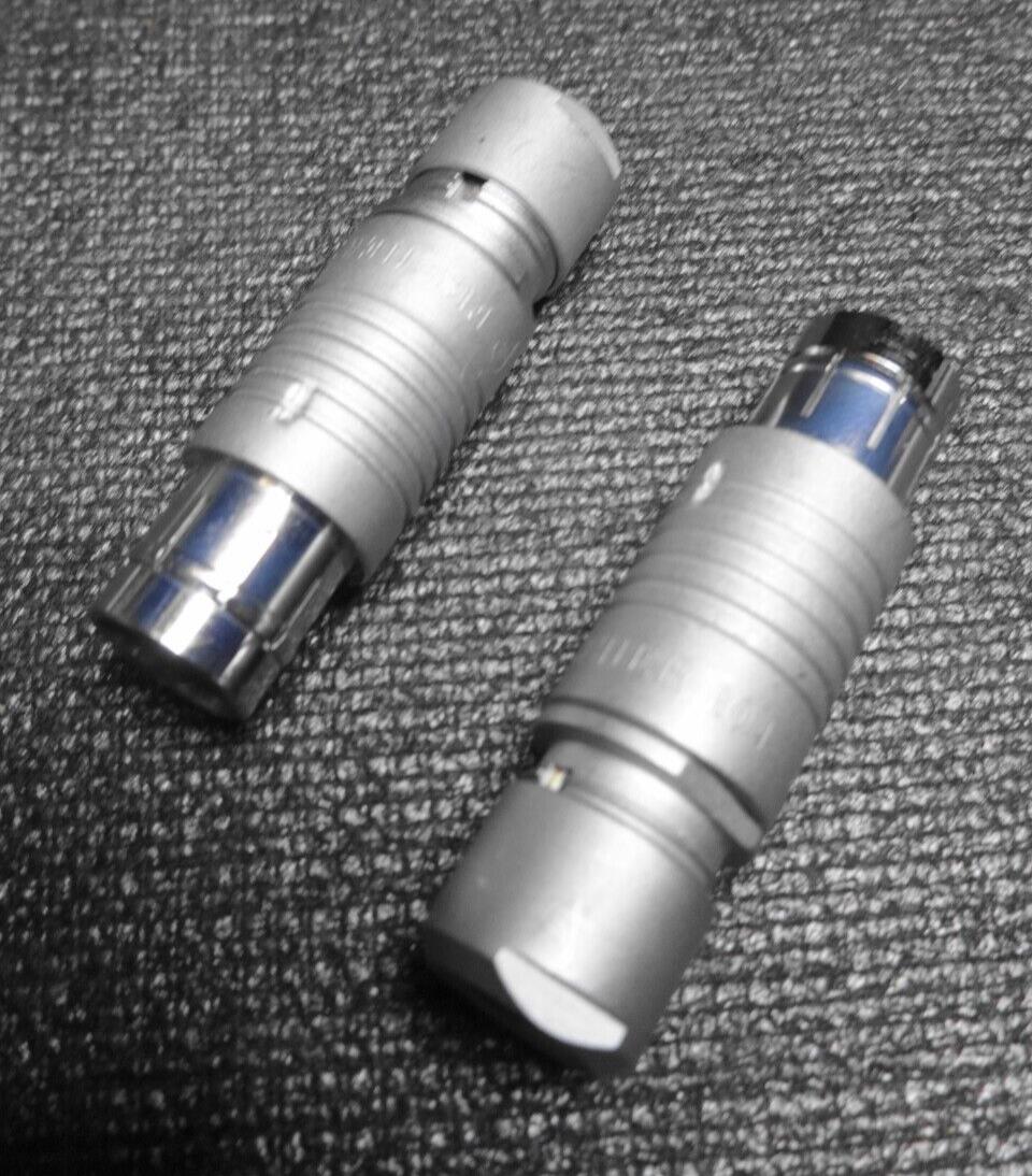 Fischer 104 C3 3-pole Male Round Cable Connector - Pair (2 Pcs)