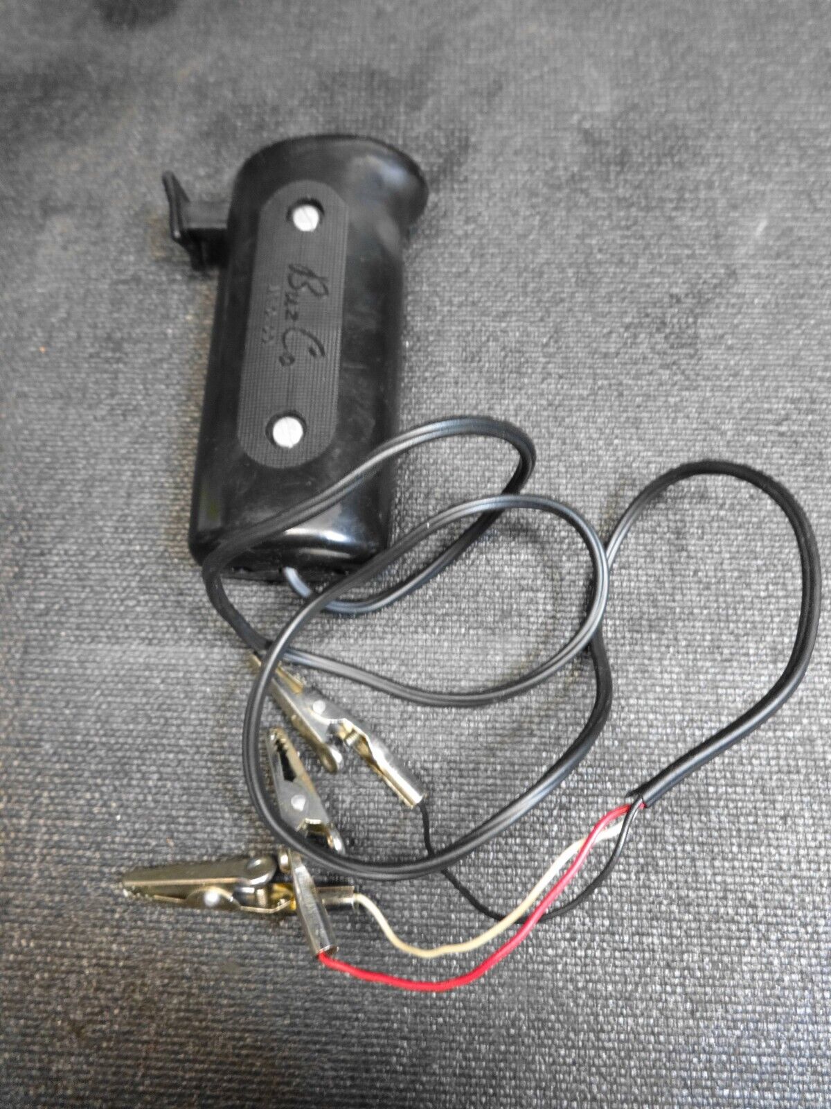 Vintage Buzco Slot Car Throttle w/ Alligator Clip Leads in great condition