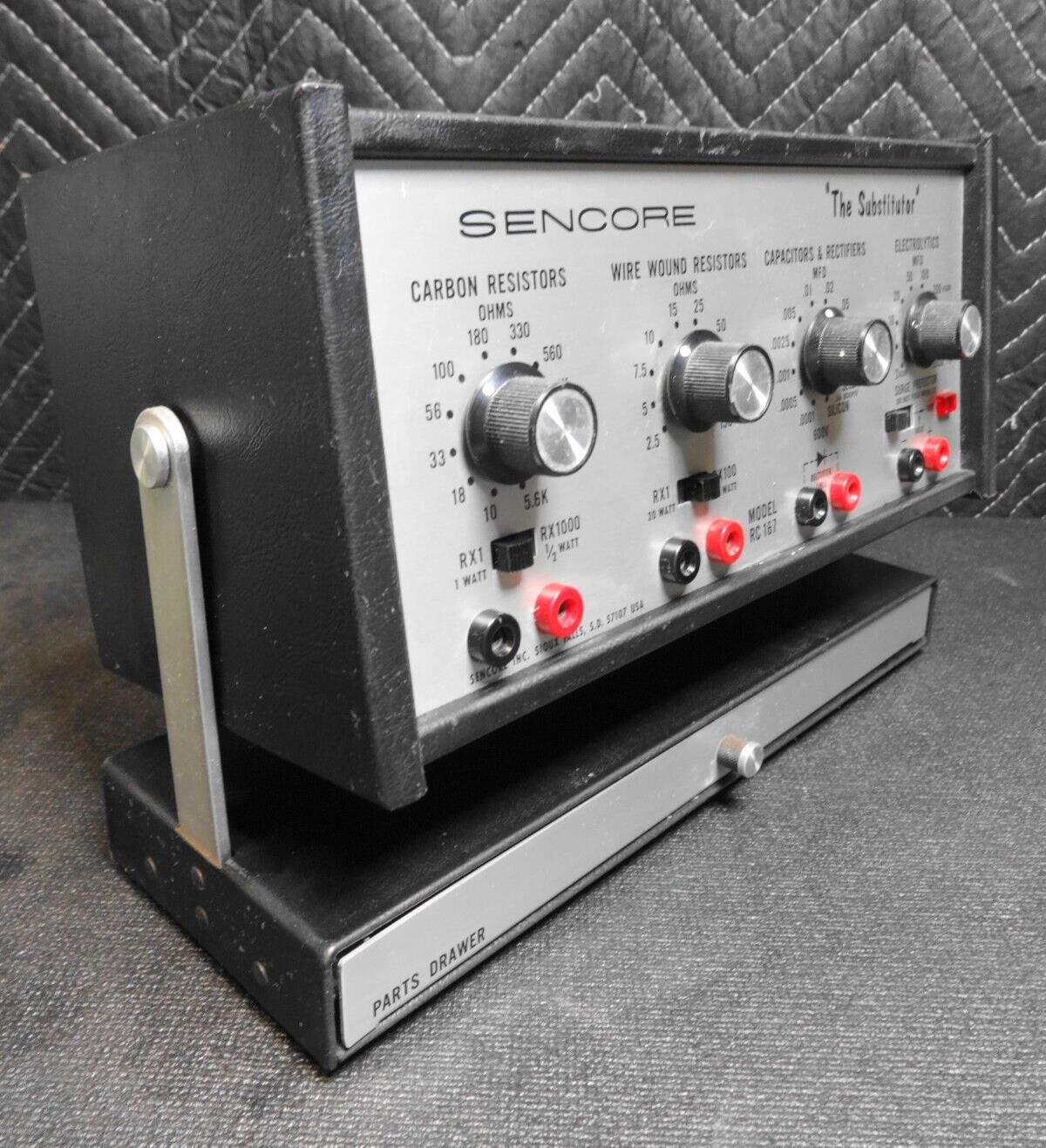 Sencore "The Substitutor" tool RC 167 Resistors Capacitors Rectifiers Untested