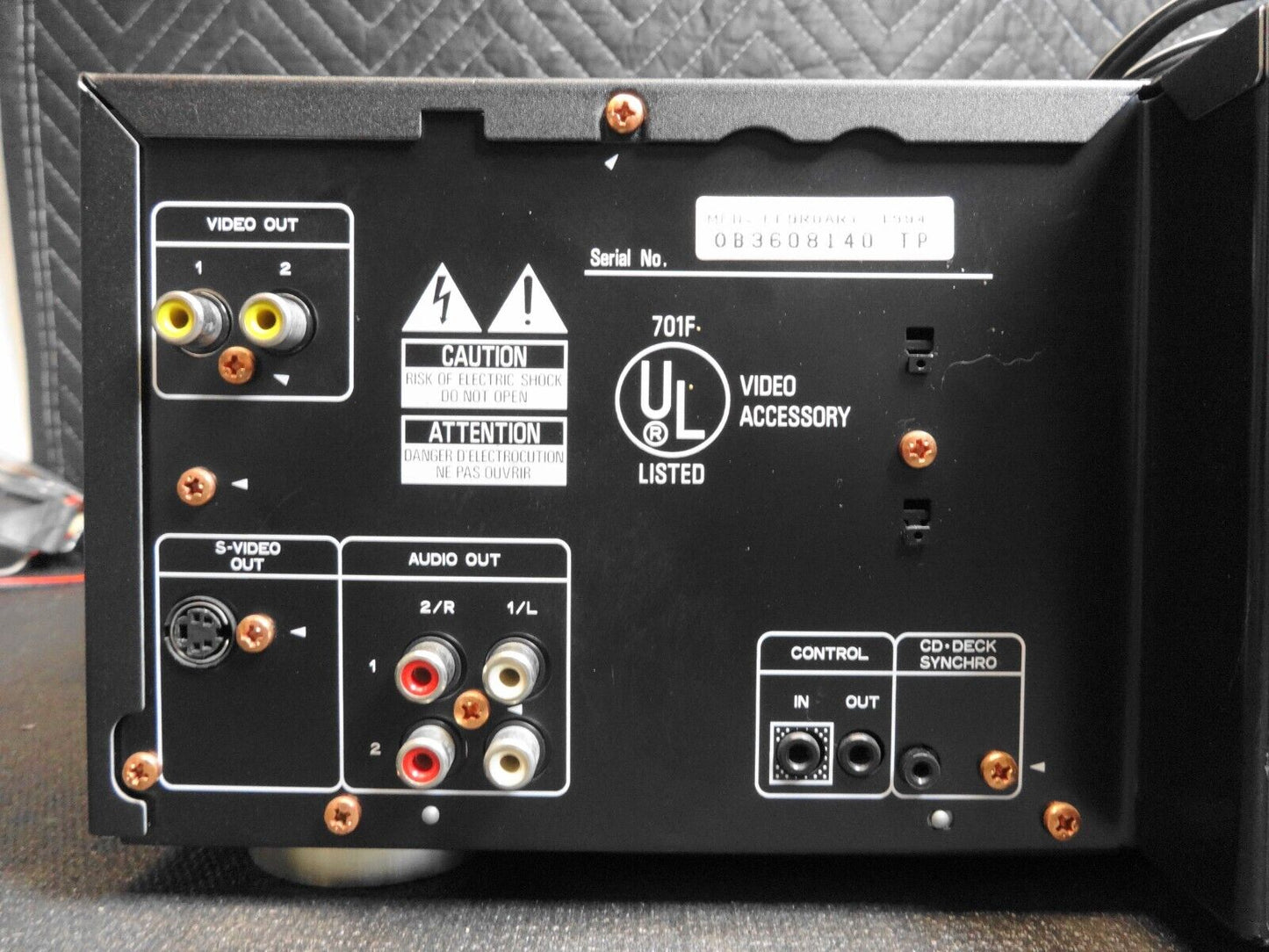 PIONEER CLD-D503 LD/CD Multi Laser Disc Player - No Remote *SERVICED*