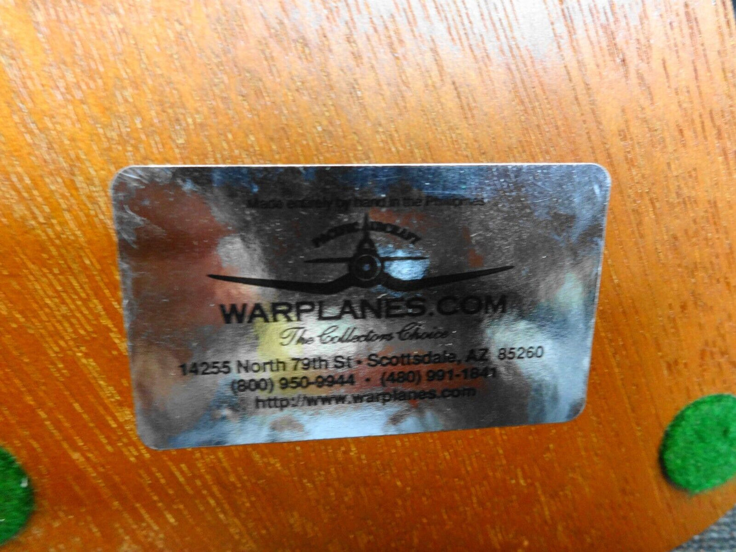 PACIFIC AIRCRAFT PBM-5 MARINER WOOD DESKTOP MODEL W/ STAND