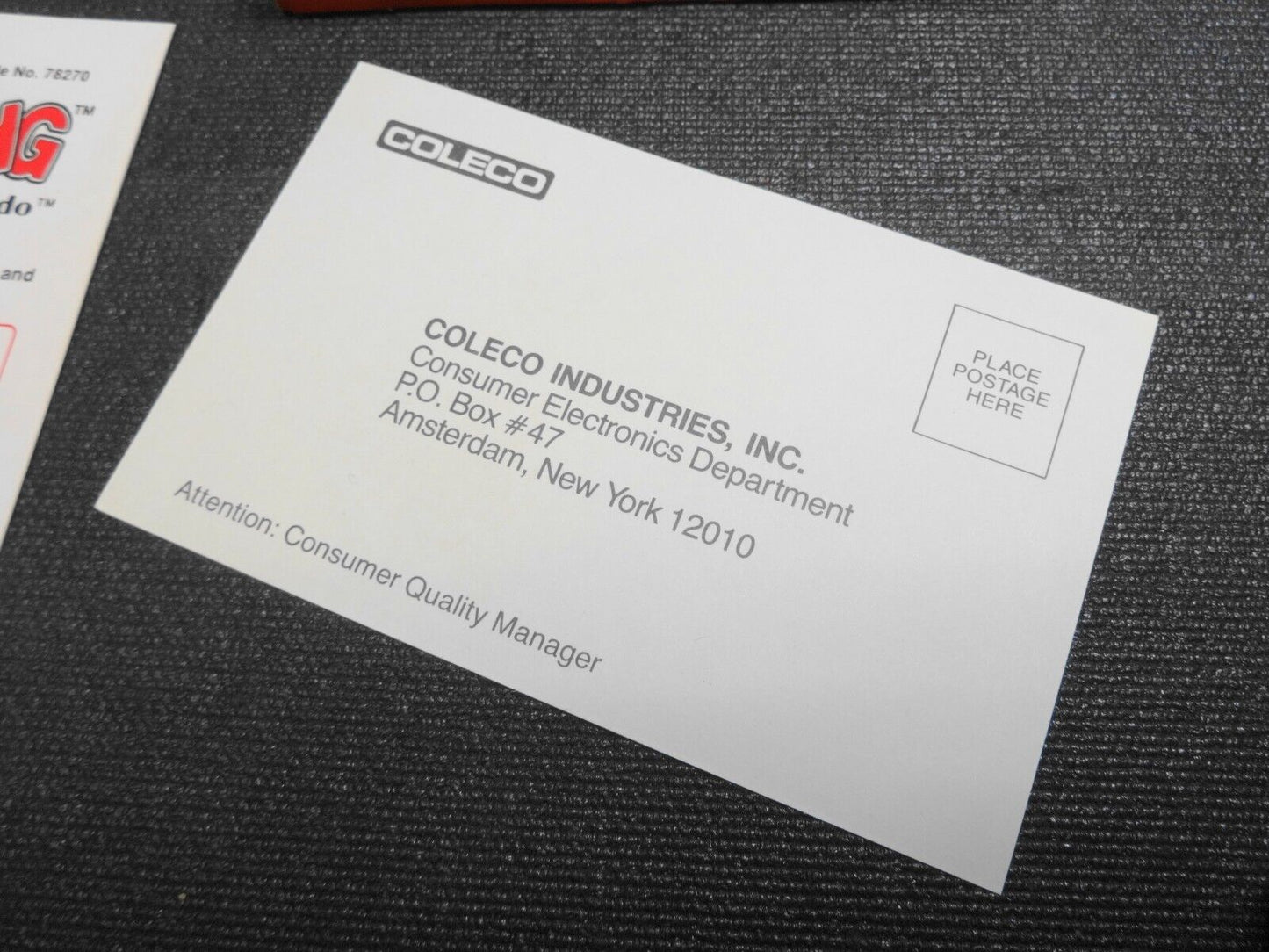 Donkey Kong (Atari Video Computer, 1981) w/ box, manual & warranty card - 2451