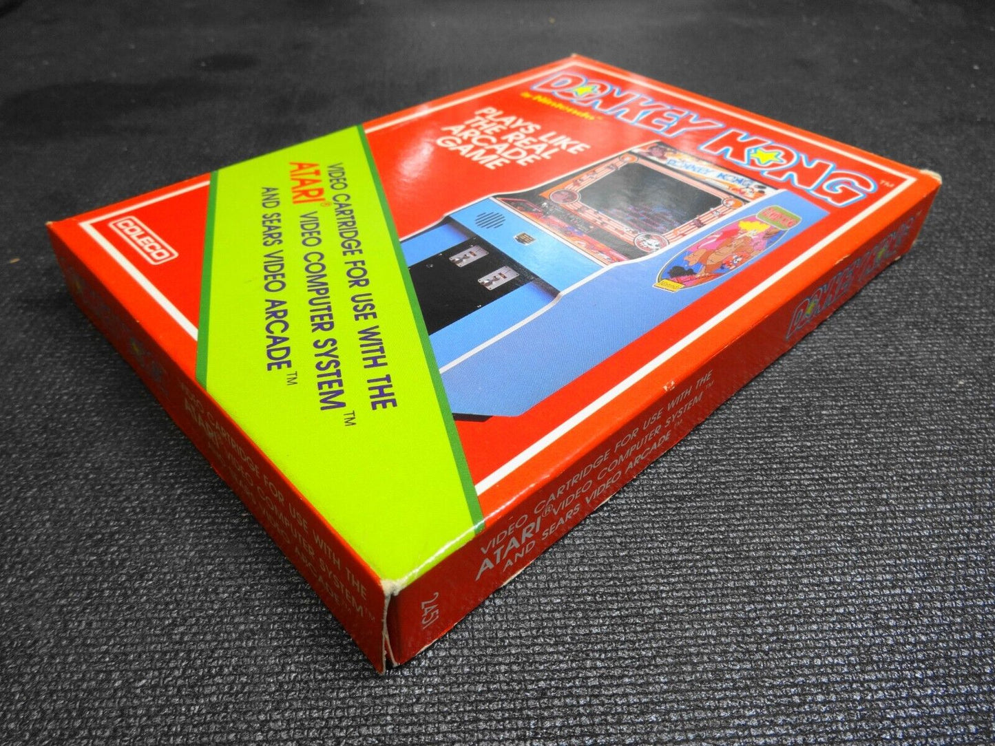 Donkey Kong (Atari Video Computer, 1981) w/ box, manual & warranty card - 2451