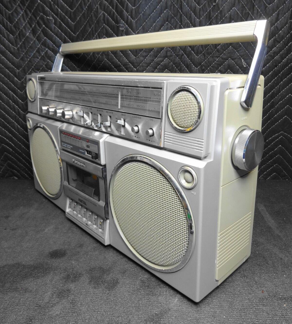 *SERVICED* Panasonic Platinum RX-5150 Vintage Cassette Boombox 1980's