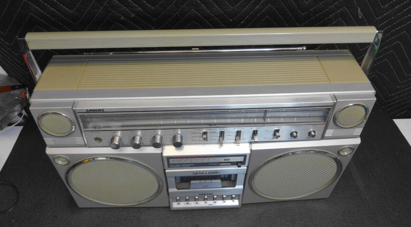 *SERVICED* Panasonic Platinum RX-5150 Vintage Cassette Boombox 1980's