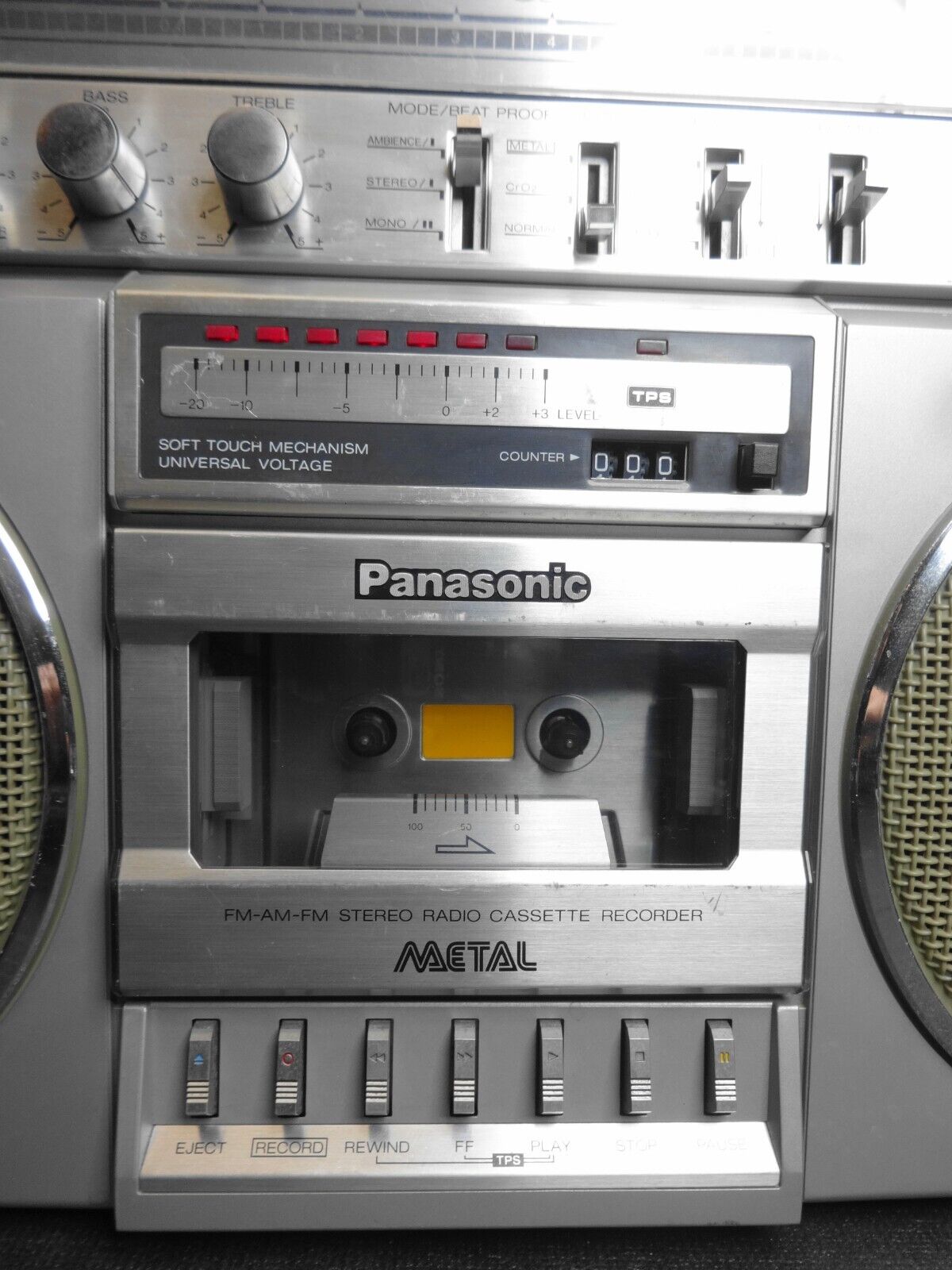 *SERVICED* Panasonic Platinum RX-5150 Vintage Cassette Boombox 1980's