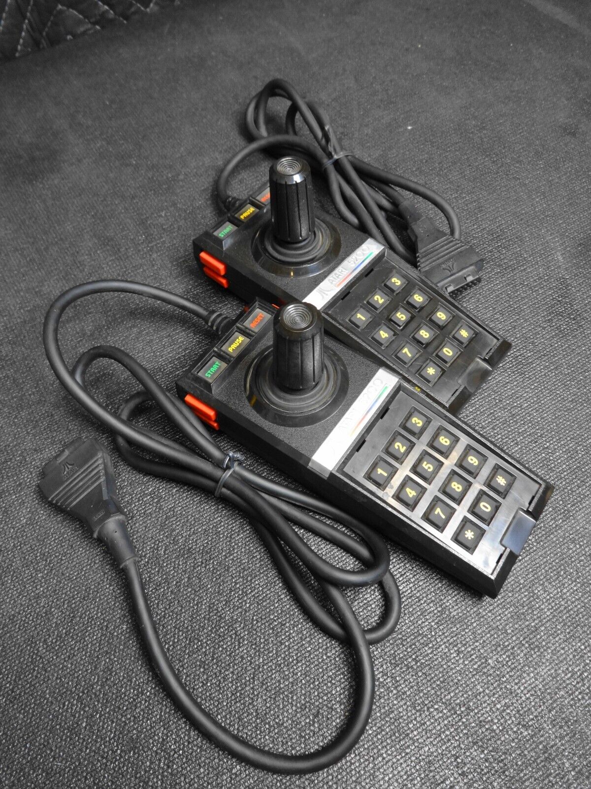 Lot of 2 Original Vintage Atari 5200 Controllers / Joysticks