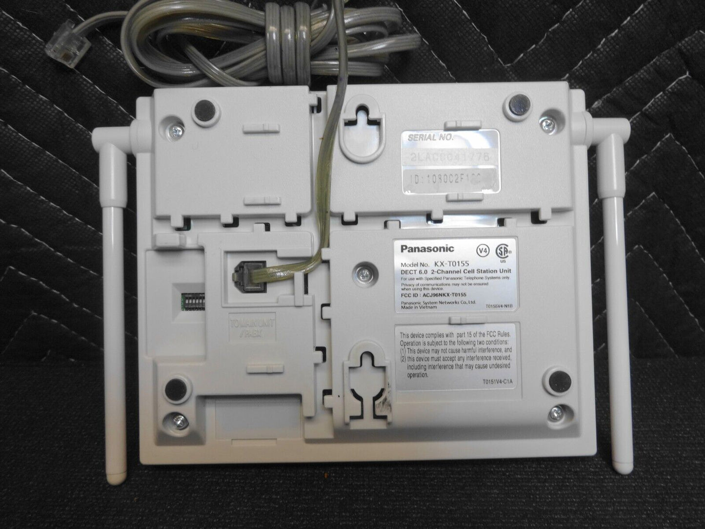 Panasonic KX-T0155 2 Channel DECT 6.0 Cell Station