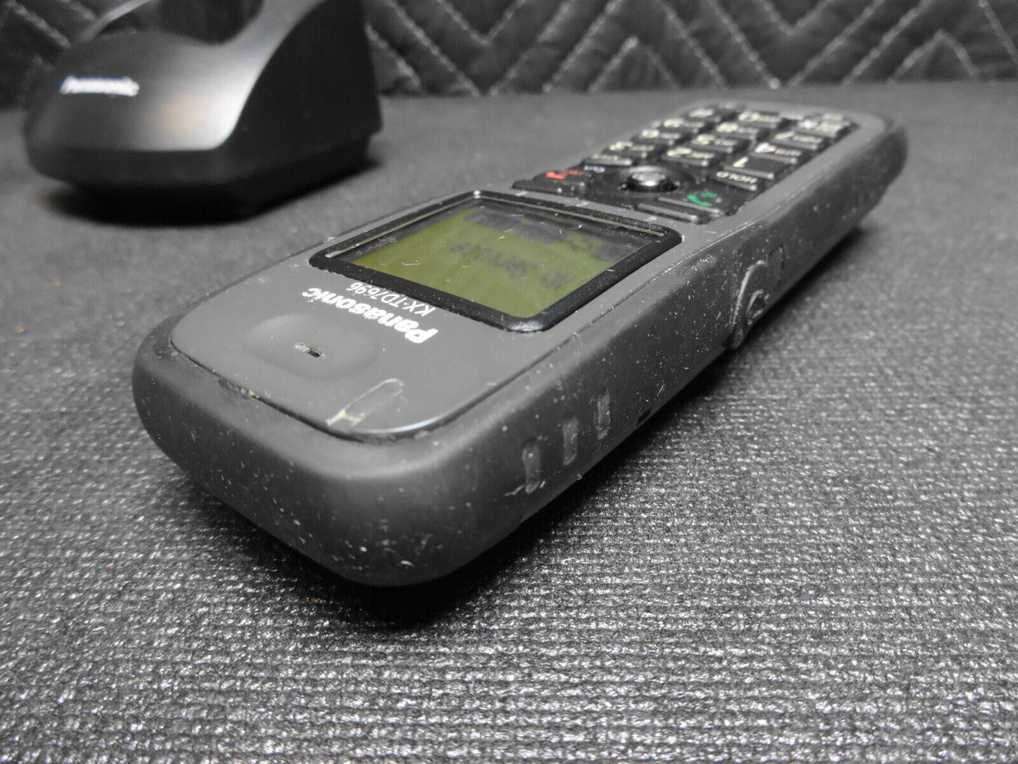 Panasonic KX-TD7696 DECT 6.0 Wireless Cordless Phone With Cradle & Power Supply