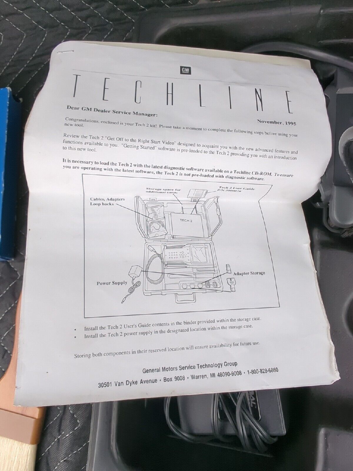 ORIGINAL VETRONIX TECH 2 DIAGNOSTIC SCANNER TOOL W/ CANDI Module For GM