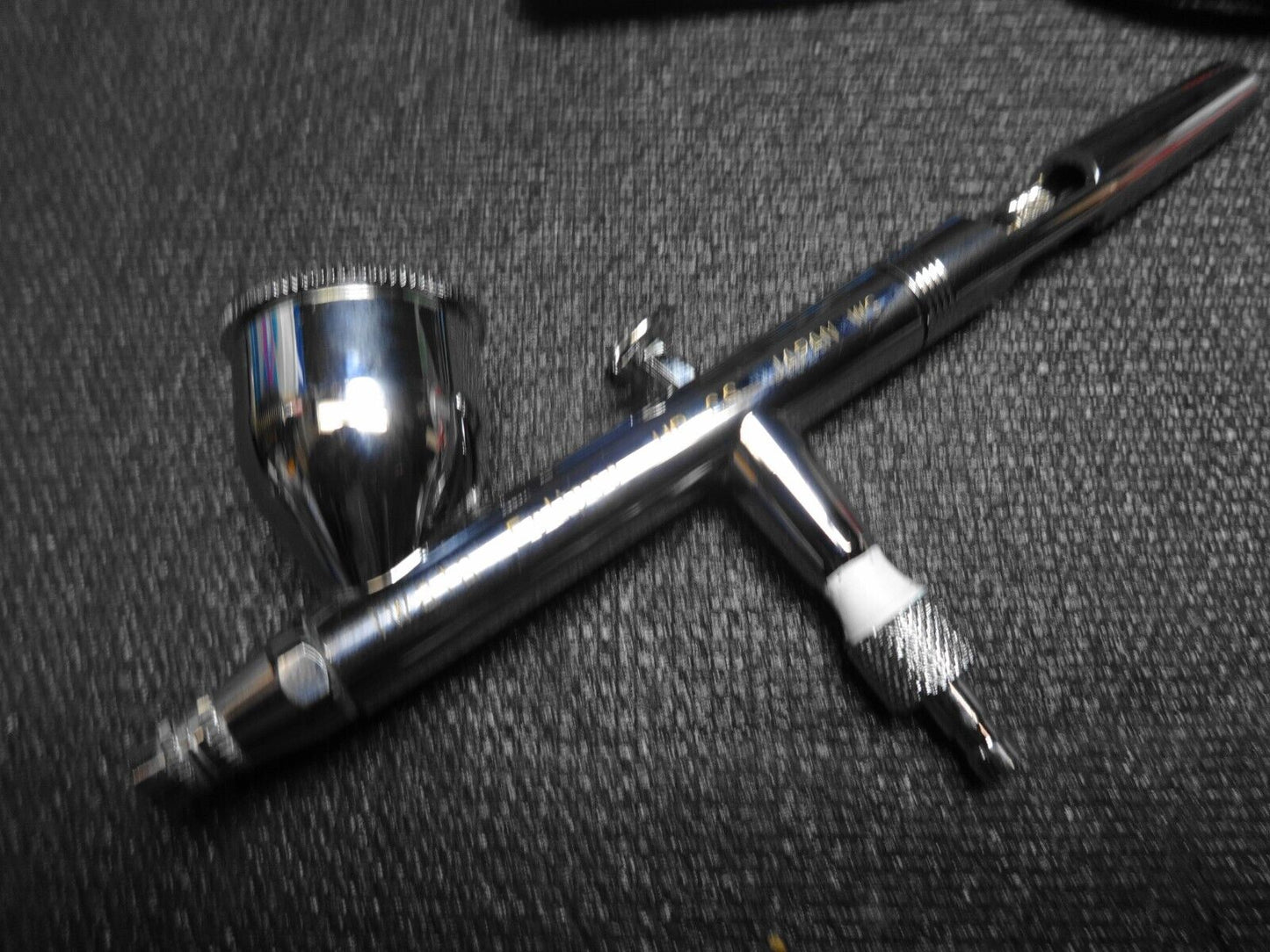 Iwata Eclipse HP-CS Airbrush, Iwata Case & Tools, Deluxe Hose, Quick Disconnect