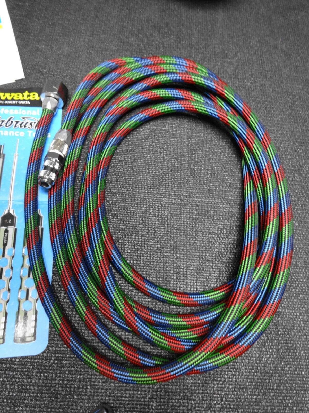 Iwata Eclipse HP-CS Airbrush, Iwata Case & Tools, Deluxe Hose, Quick Disconnect