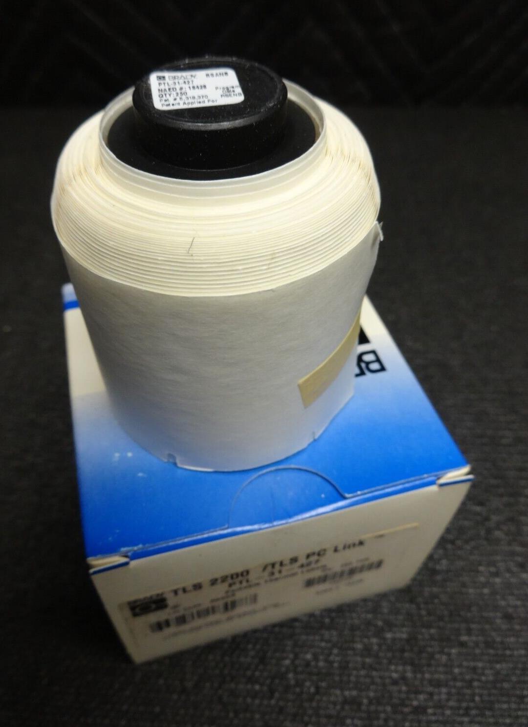*NEW* Brady TLS2200 Series R4310 Printer Labels, PTL-31-427 Qty 250/Roll