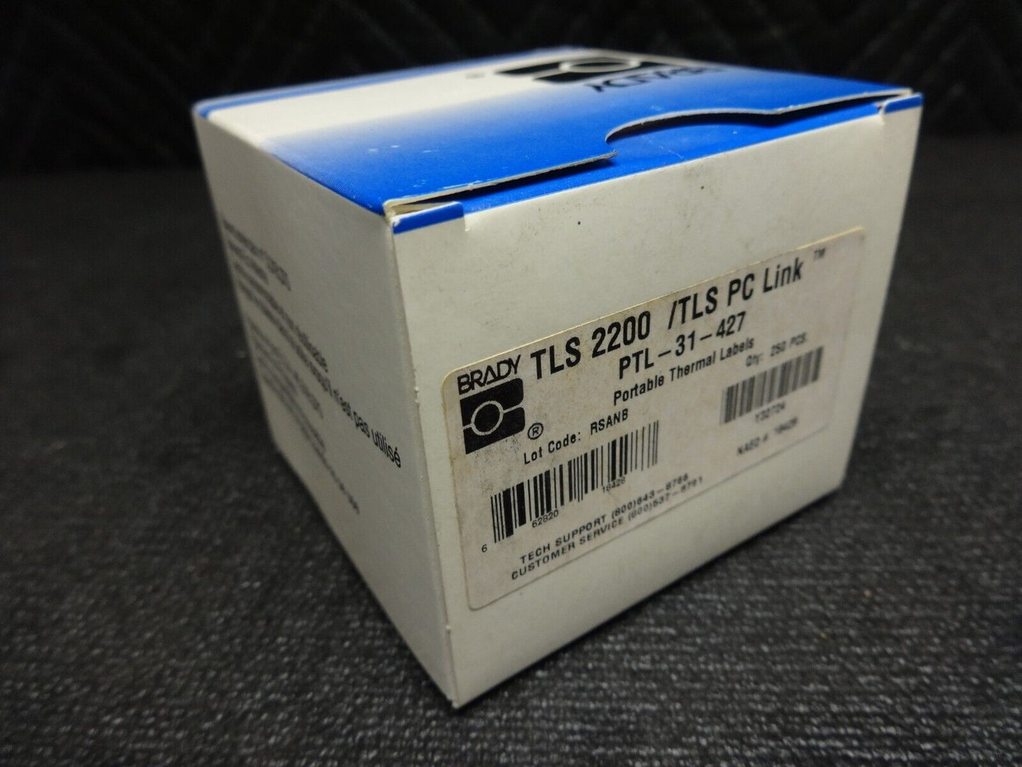 *NEW* Brady TLS2200 Series R4310 Printer Labels, PTL-31-427 Qty 250/Roll