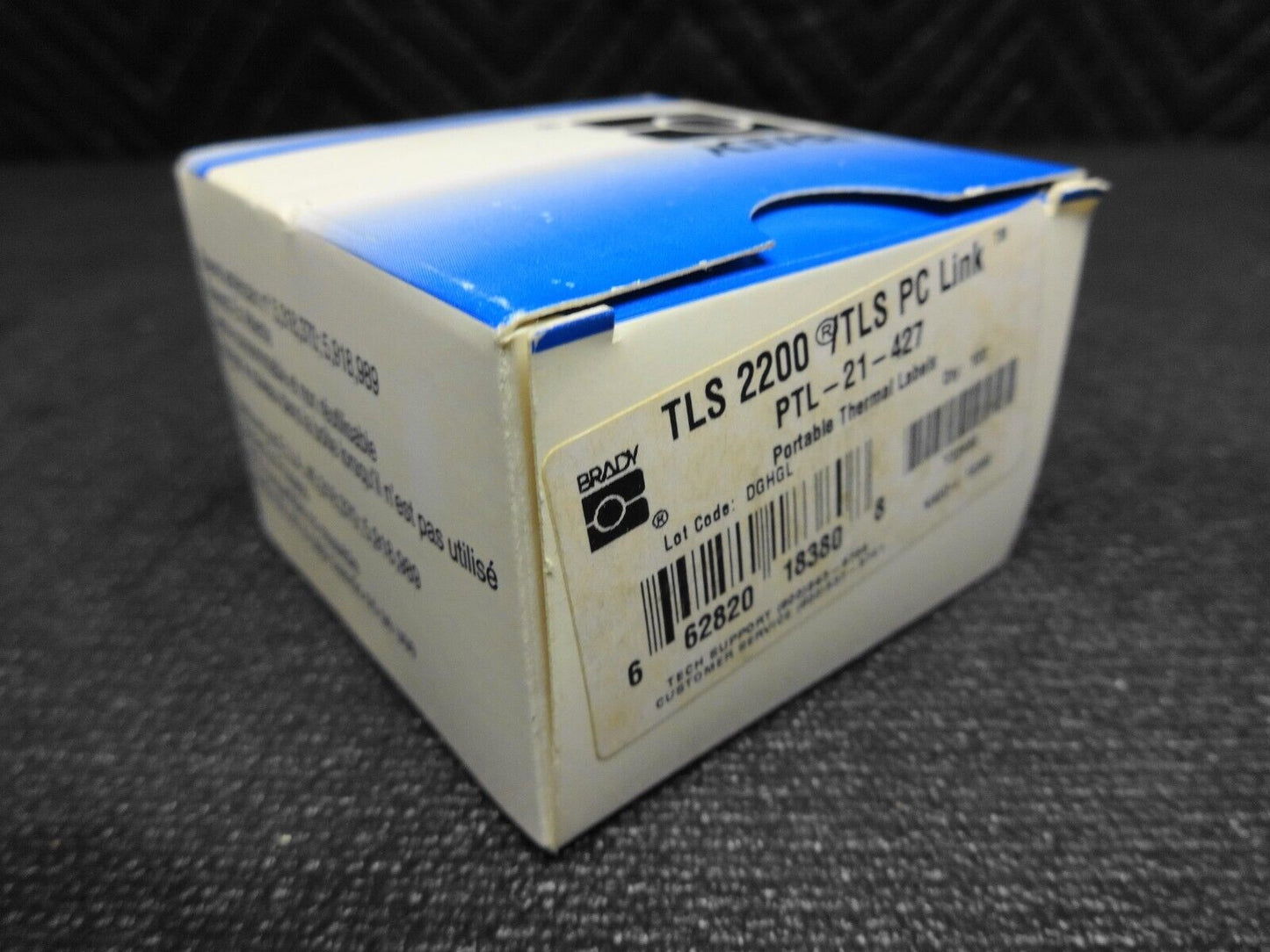 NEW BRADY PORTABLE THERMAL LABELS TLS2200 TLS PC LINK PTL-21-427