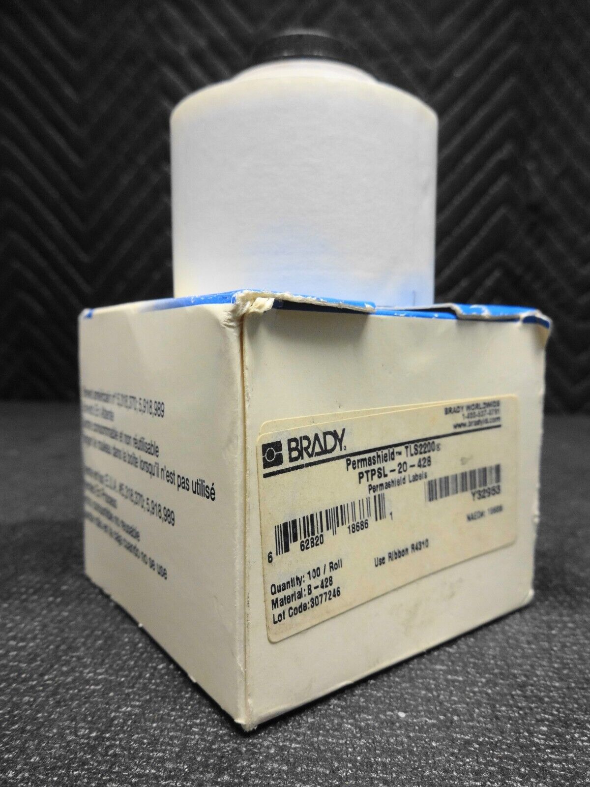 *New* BRADY TLS2200 PTPSL-20-428 Portable Thermal Labels