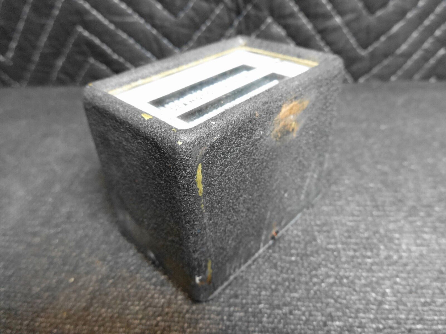 Vintage Standco Vibrating Reed Tachometer 3.5x3.25x2.75”