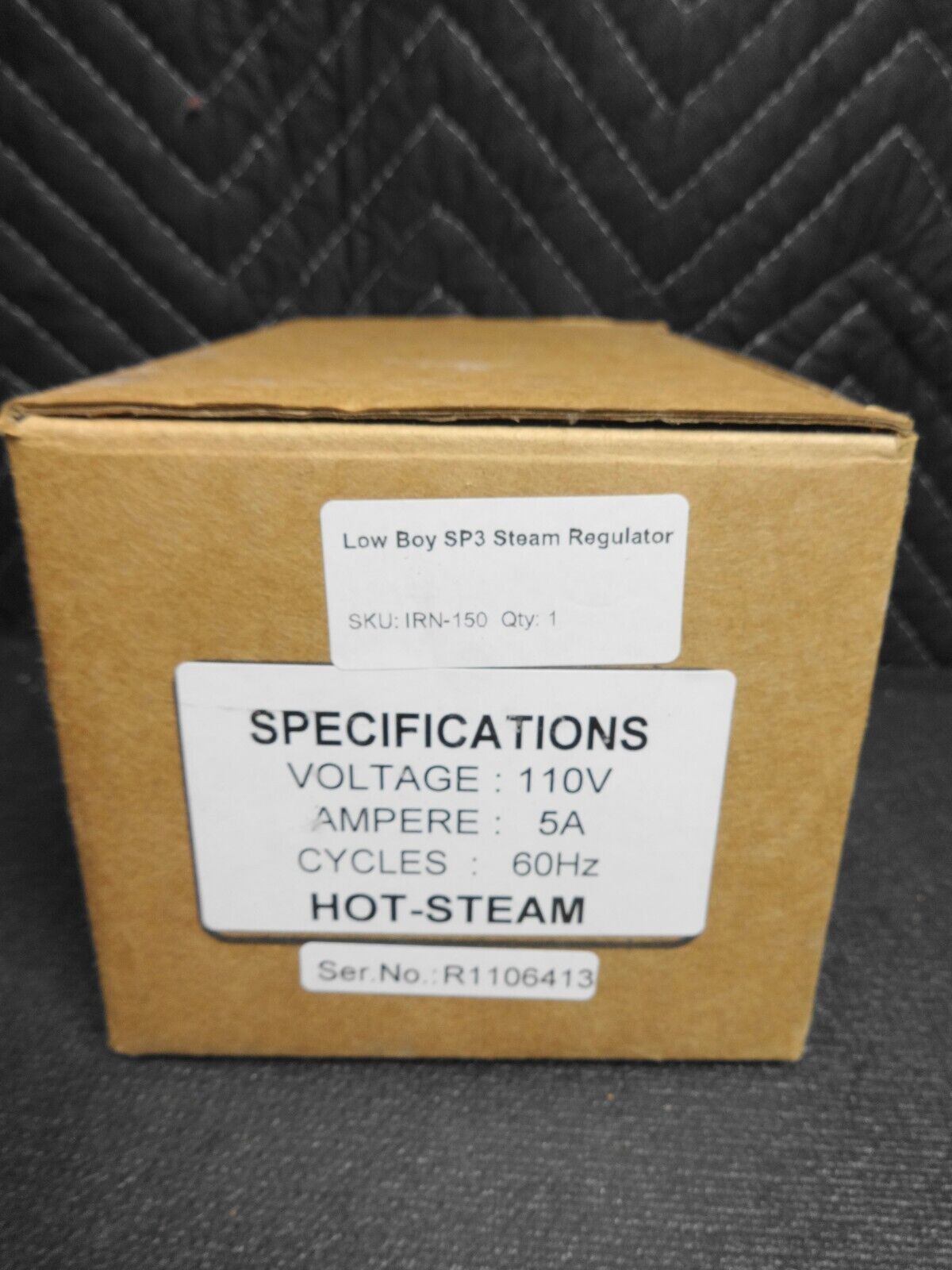 Steam Regulator F/Electric Steam Irons, CISSELL 'LOW BOY' REPLACEMENT (110V)