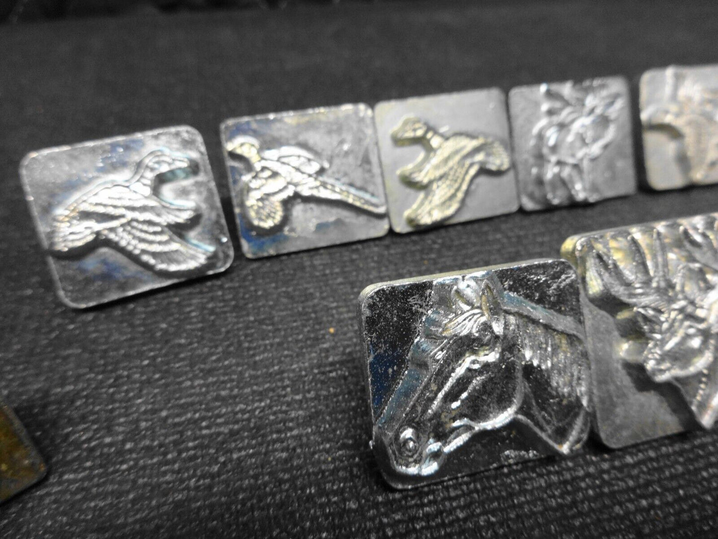 Leather Stamp Lot of 110 Craftool USA punches, 2 Alphabet Sets, Numbers, Animals