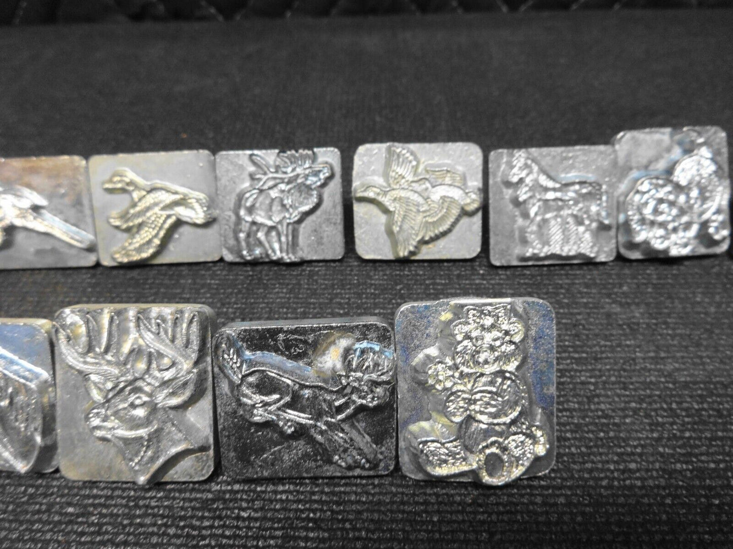 Leather Stamp Lot of 110 Craftool USA punches, 2 Alphabet Sets, Numbers, Animals