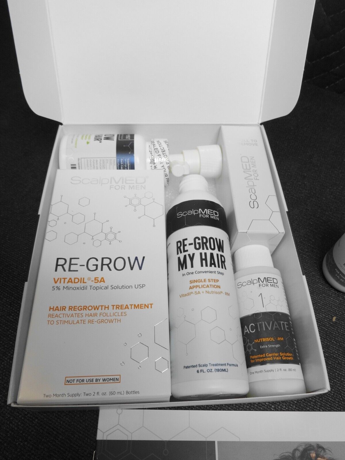 ScalpMed Hair Regrowth System For Men Vitadil-5A Kit & Follicule Detox