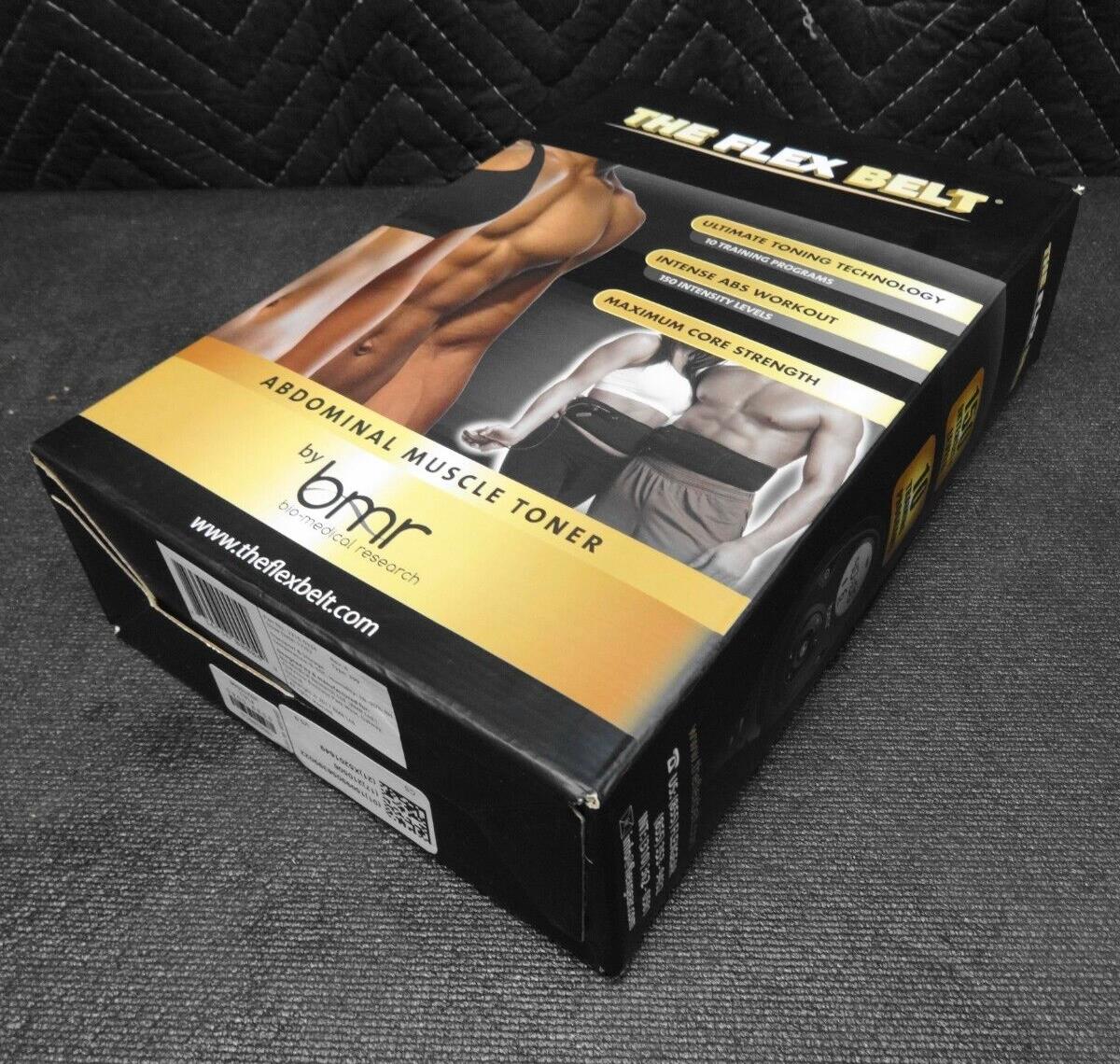 The Flex Belt Electronic Abdomnial Workout Muscle Toner BMR OPEN BOX Never Used