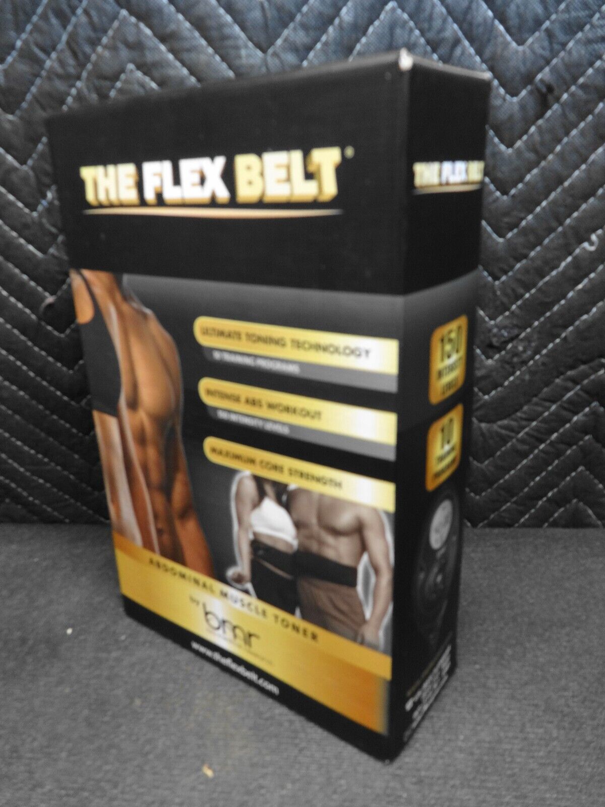The Flex Belt Electronic Abdomnial Workout Muscle Toner BMR OPEN BOX Never Used