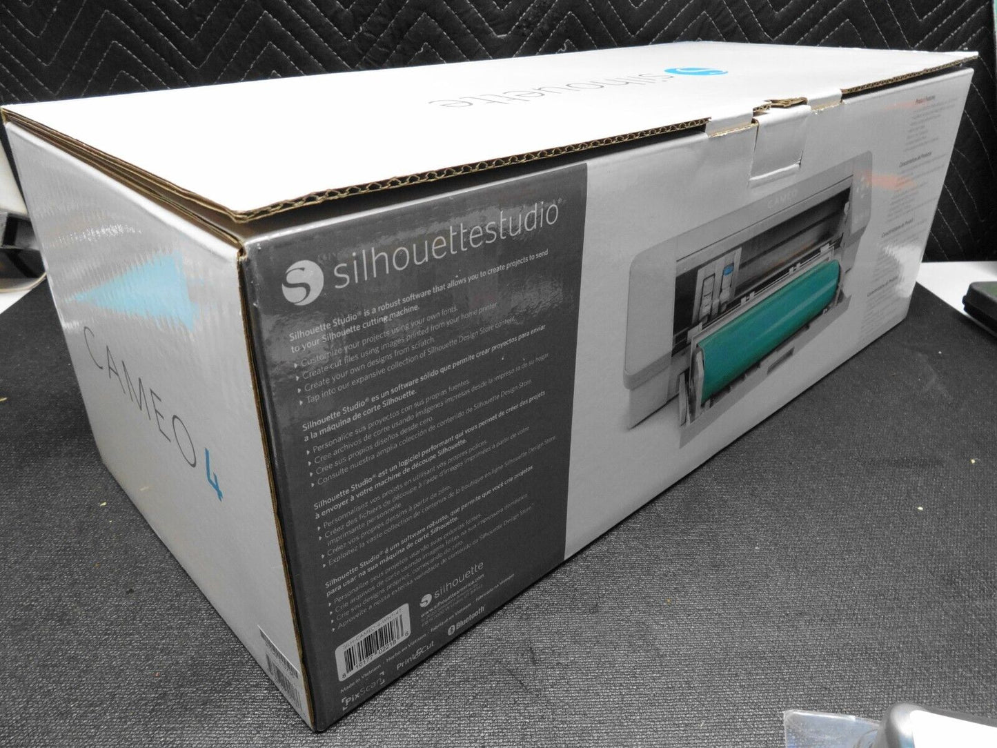 Silhouette Cameo 4 Classic Cutter - White (SILH-CAMEO-4-WHT-4T) w/ Extras