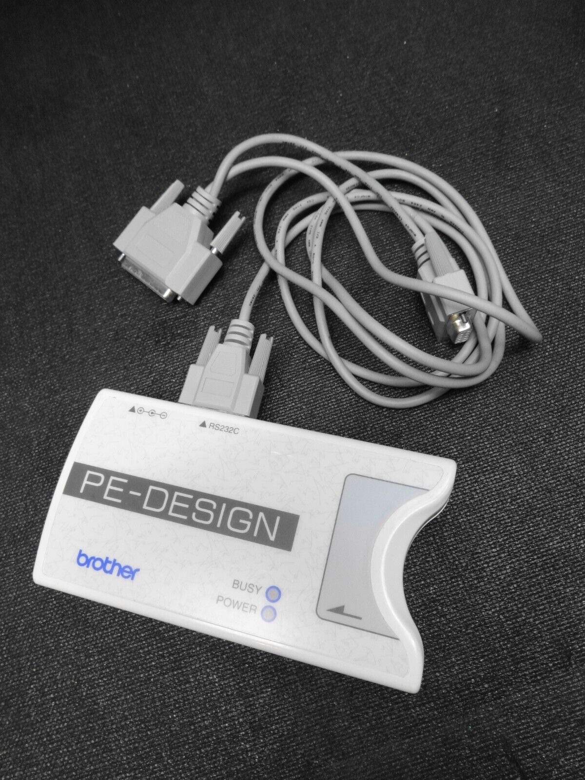 BROTHER PE-DESIGN REWRITEABLE EMBRODERY CARD READER & Serial Cable