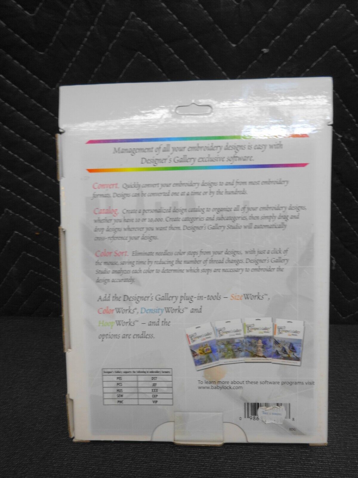 Designer's Gallery Studio Embroidery Management Software