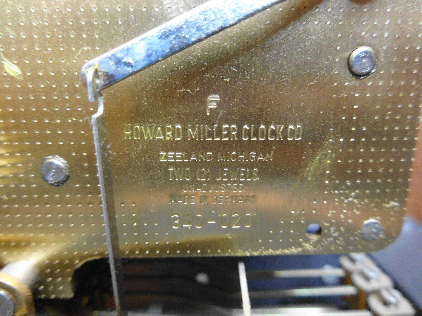 Howard Miller Clock Company Model 612-437 Movement 340-020 - Excellent Condition