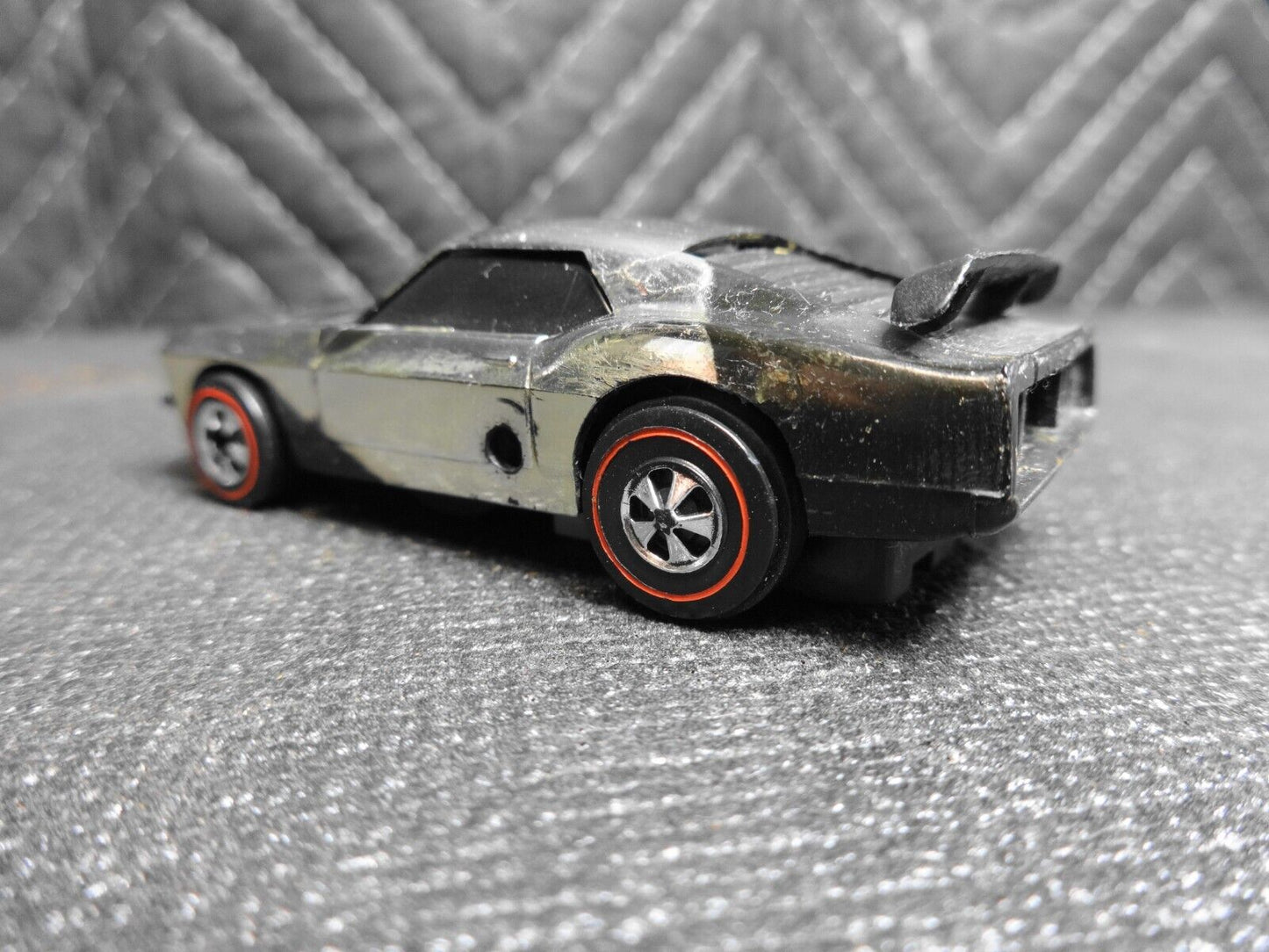 1976 Hot Wheels Redline Sizzlers II Boss Mustang Chrome Car Vintage Diecast