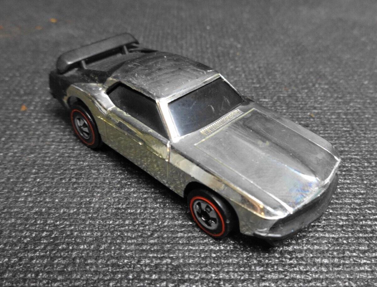 1976 Hot Wheels Redline Sizzlers II Boss Mustang Chrome Car Vintage Diecast
