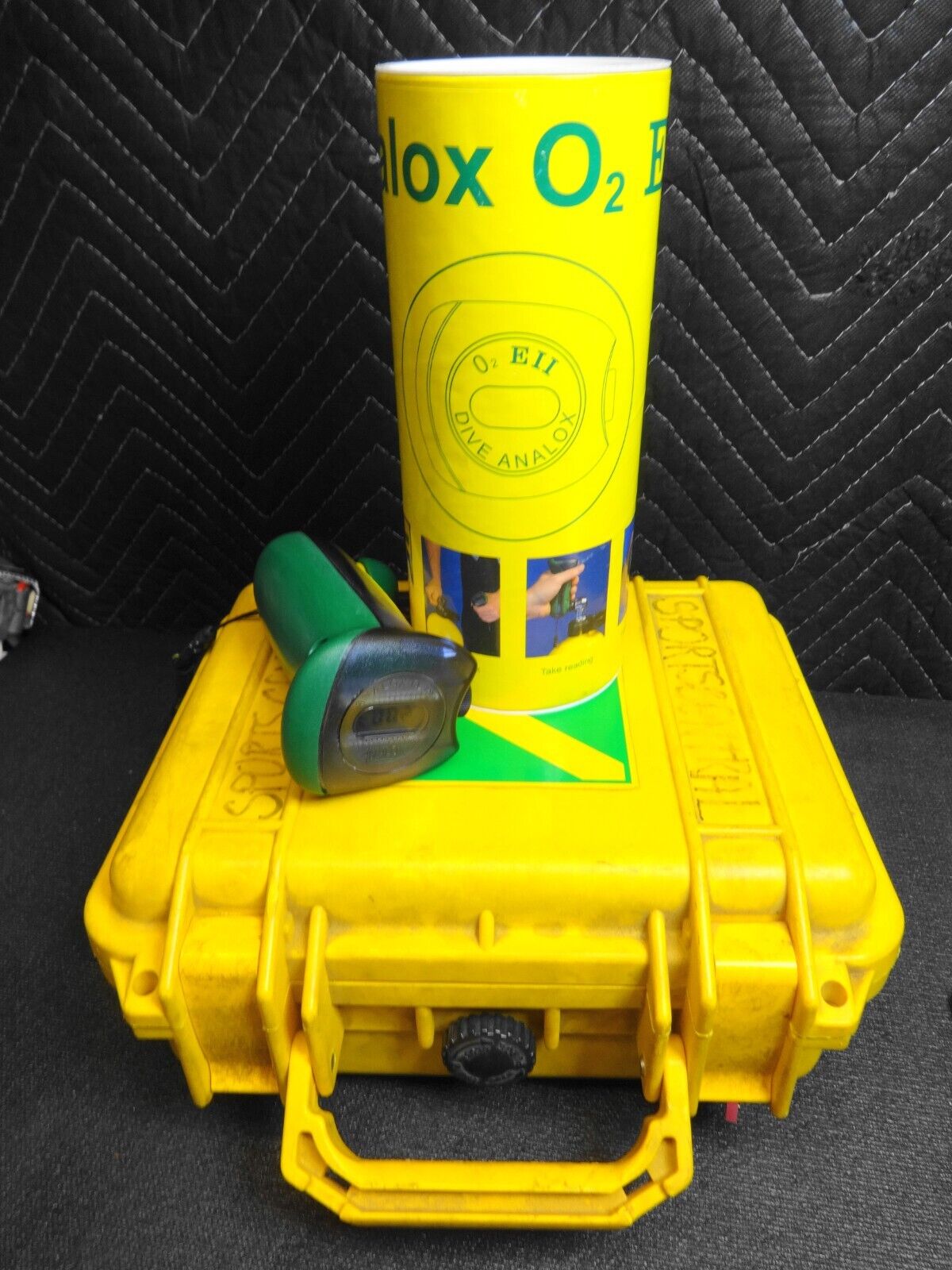 Analox Oxygen Nitrox Analyzer 02EII Pro & Dry Box Set for Scuba Divers