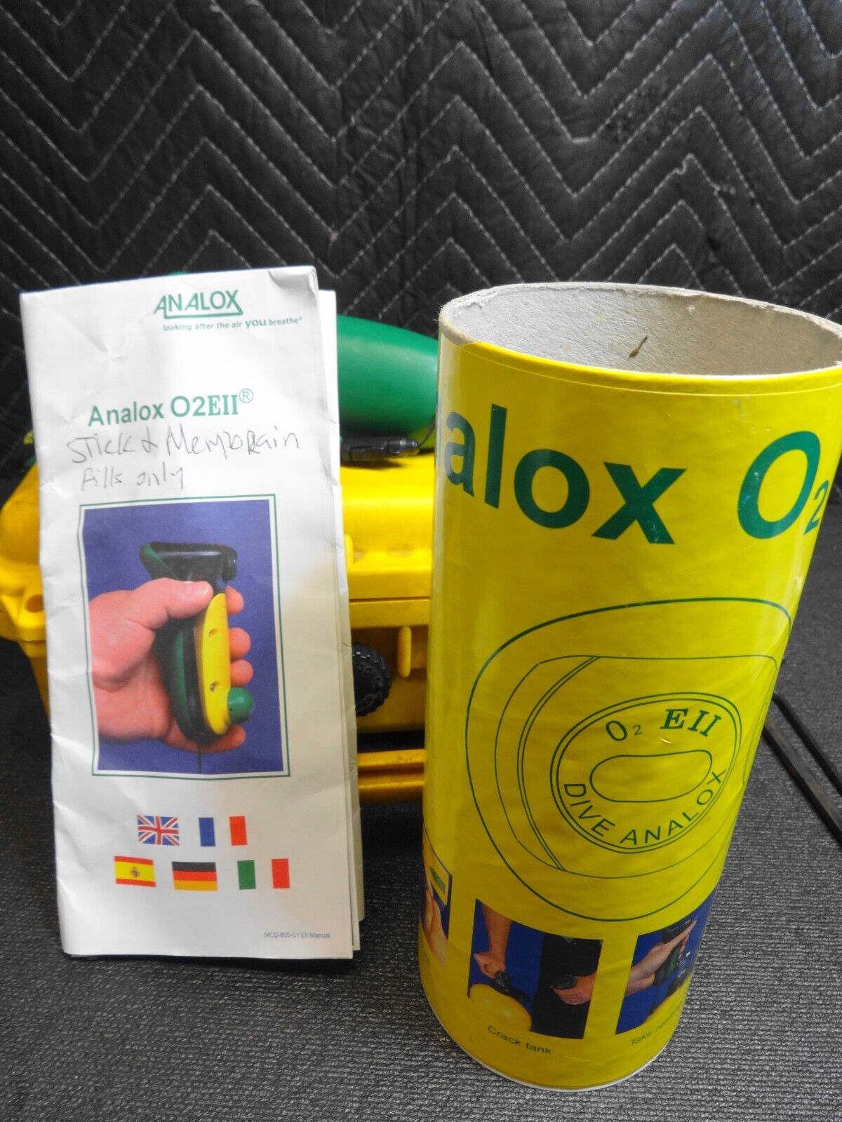 Analox Oxygen Nitrox Analyzer 02EII Pro & Dry Box Set for Scuba Divers