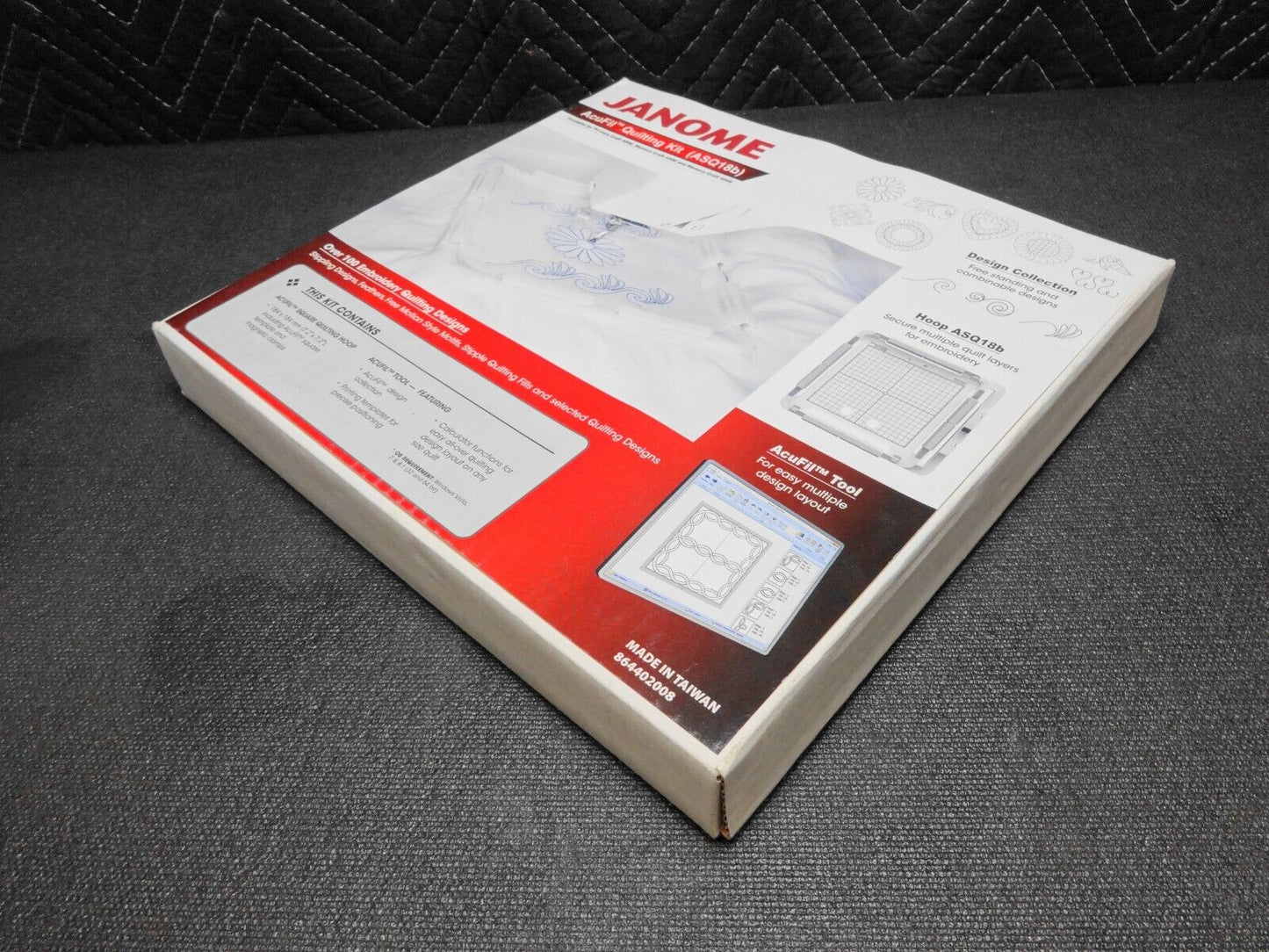 Janome Acufil Quilting Hoop Set AQS18B For MC500E/MC400E 864402008