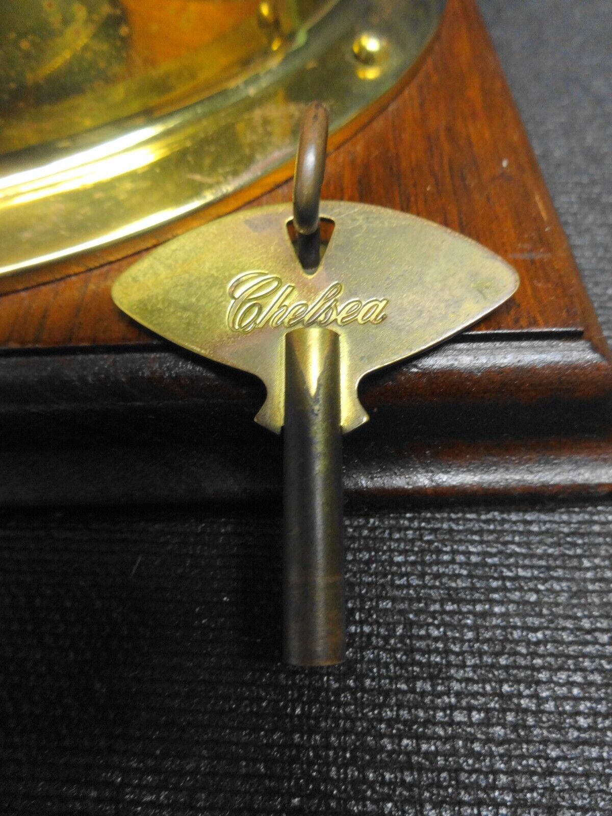 Rare Vintage 6” Dial Chelsea Ships Clock W/ Sweep Second Baker Lyman New Orleans