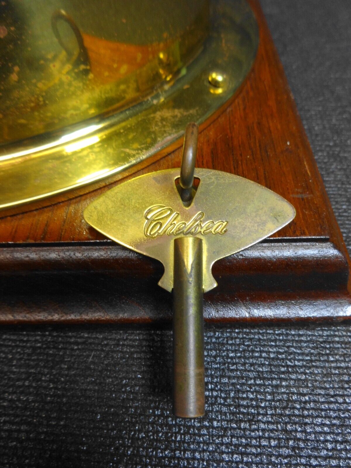 Rare Vintage 6” Dial Chelsea Ships Clock W/ Sweep Second Baker Lyman New Orleans