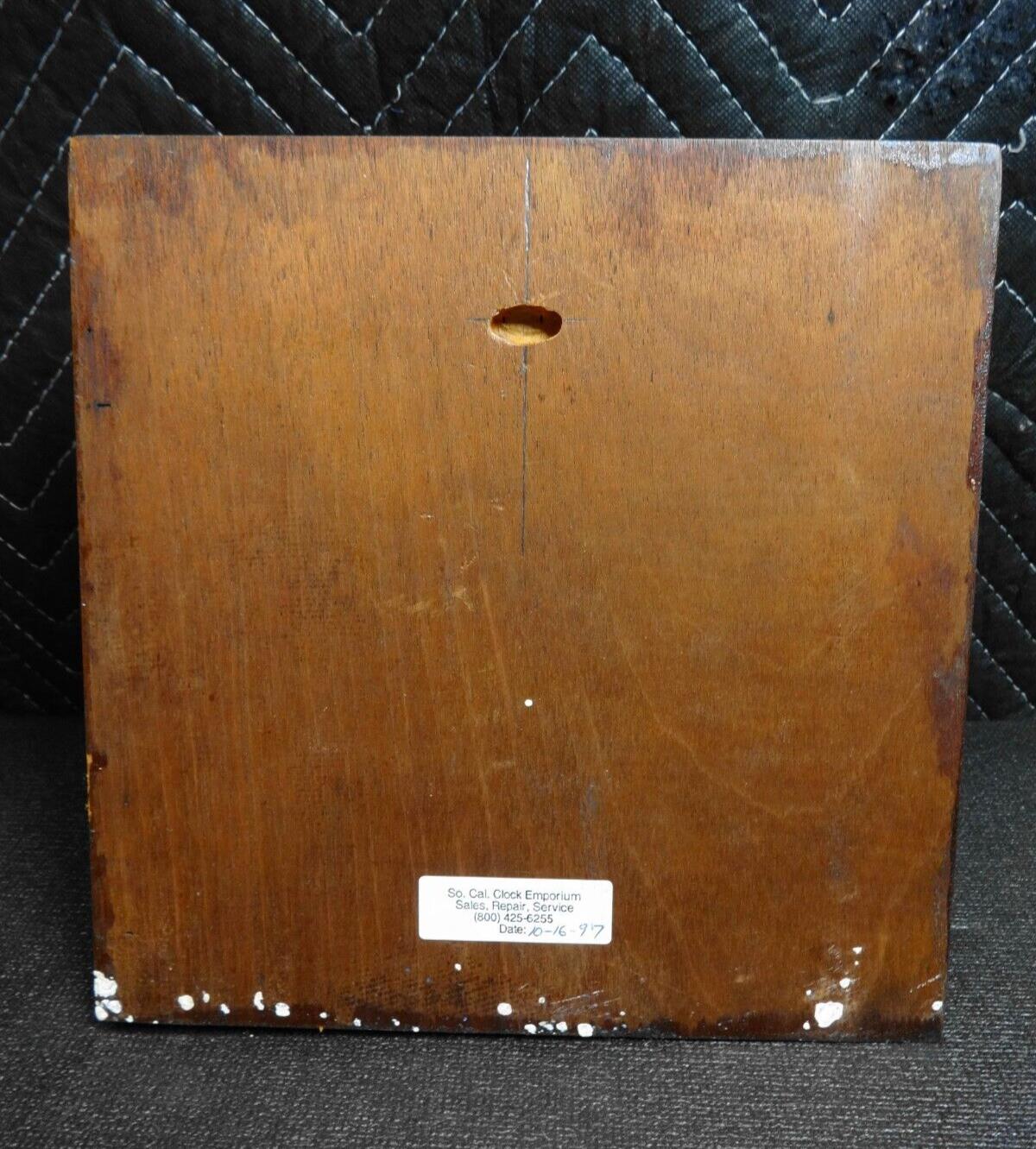 Rare Vintage 6” Dial Chelsea Ships Clock W/ Sweep Second Baker Lyman New Orleans