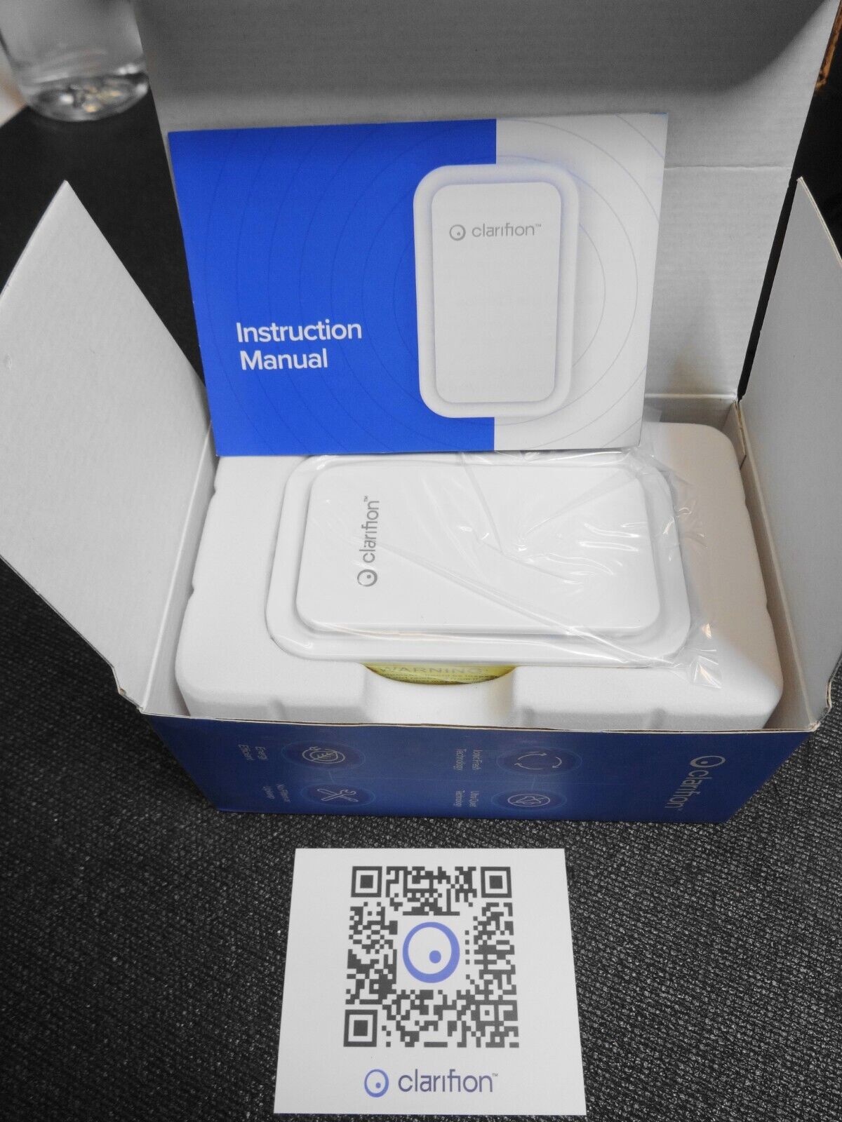 Clarifion GL-139 Filterless Ionic Air Purifier BRAND NEW IN BOX