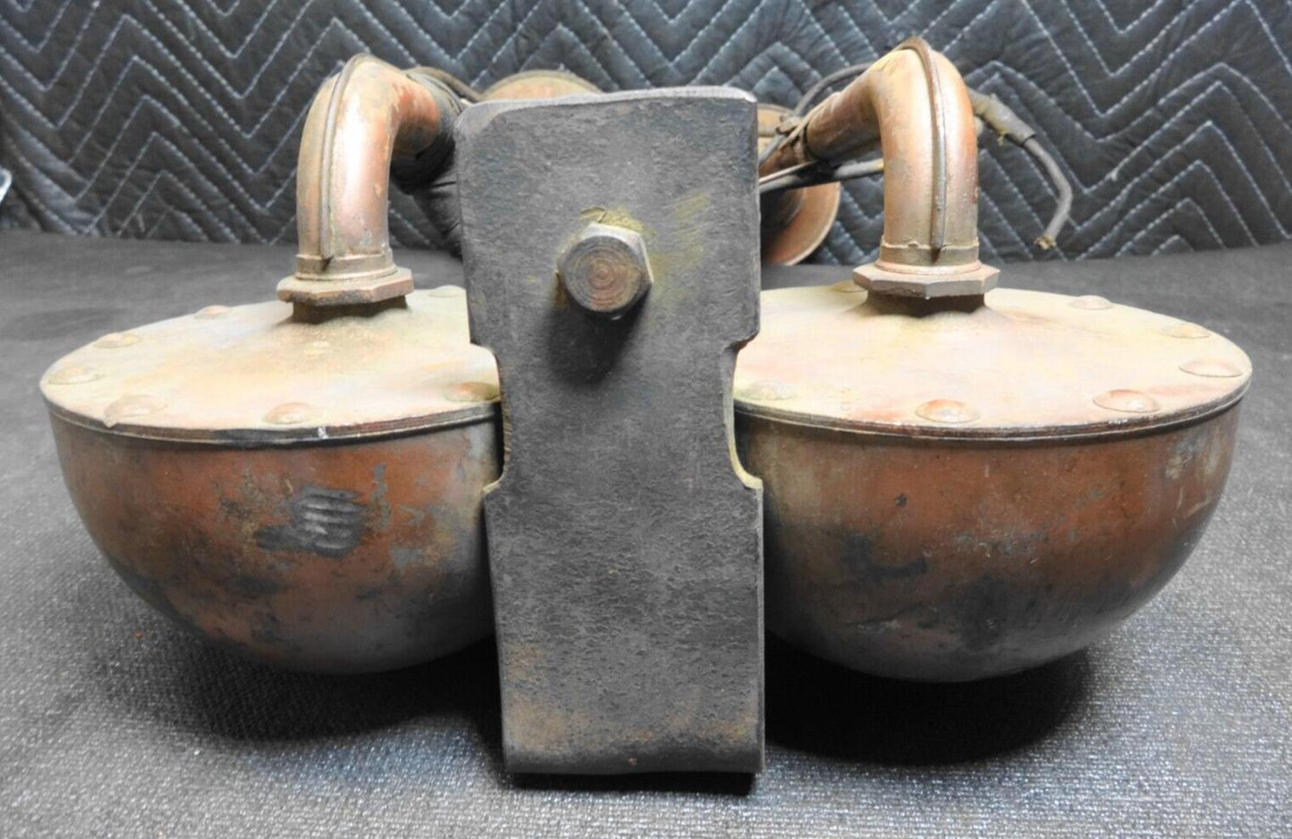 Antique / Vintage Dual Air Horns for Car / Truck / Train / Military