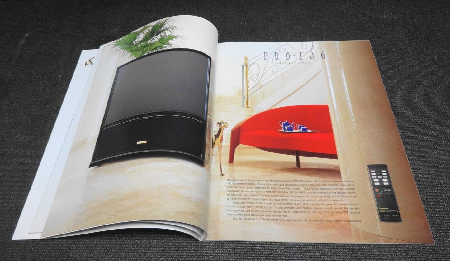 RARE PIONEER ELITE 1992 CATALOG - VSX, LD, CLD, PRO, PD, SP, C, CT, PL, M, F, TZ