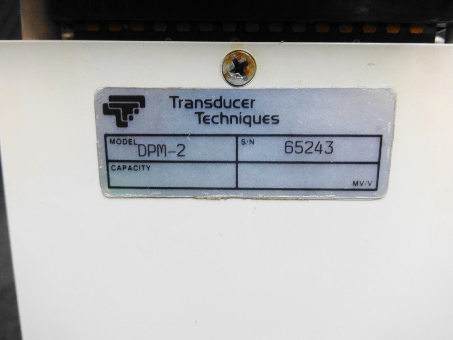 TRANSDUCER TECHNIQUES DPM-2-T 2840A-25174 DIGITAL PANEL 4DIGIT