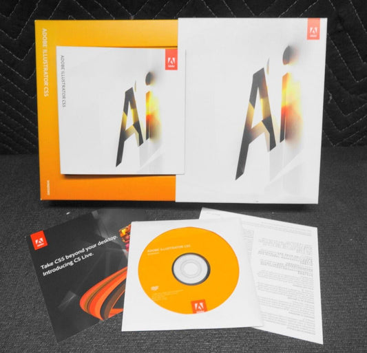 Adobe Illustrator CS5 for Windows Full Retail Version w/ Serial Number