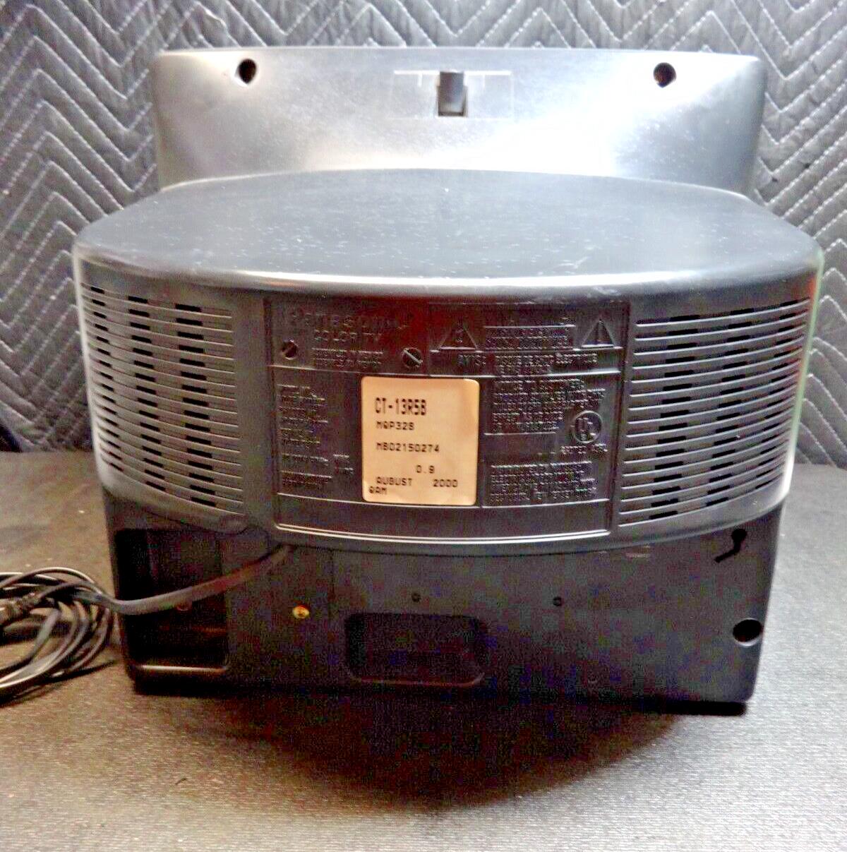 Panasonic Retro Gaming Color TV 13 inch Model CT-13R5B, No Remote