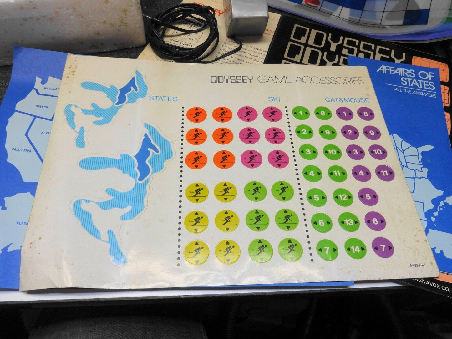 1972 Magnavox Odyssey TESTED 1st Run ITL200 Rare Console & Baseball - *SERVICED*