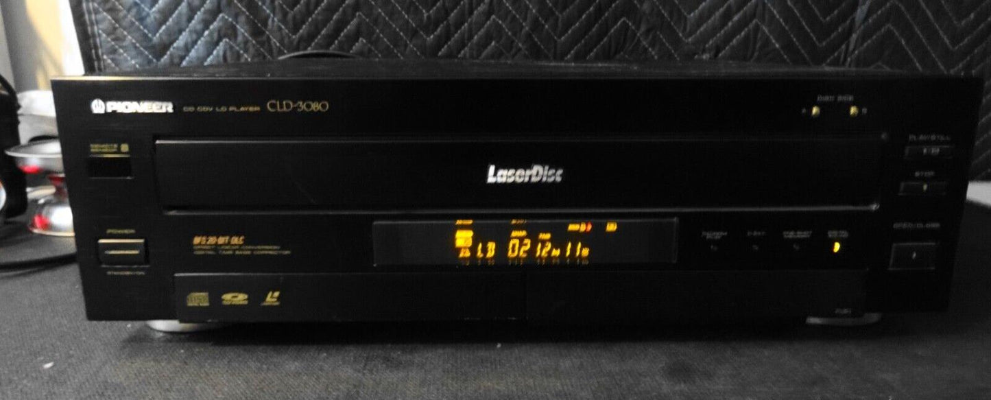 Pioneer CLD-3080 LaserDisc CD CDV LD Player - *SERVICED*