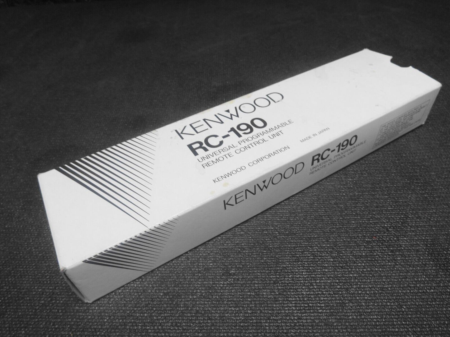 Kenwood Rc-190 Universal Learning Remote Control Kc992 DPR 892 Ka892 Kc922