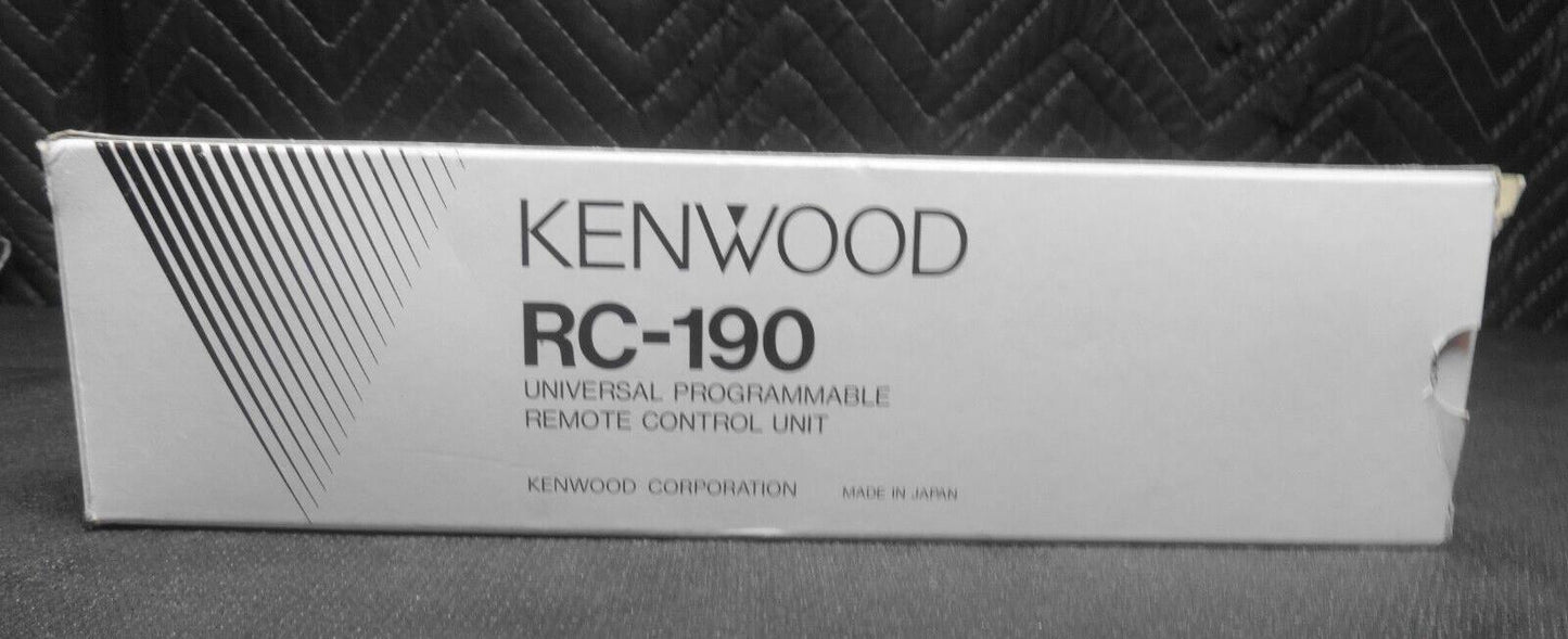 Kenwood Rc-190 Universal Learning Remote Control Kc992 DPR 892 Ka892 Kc922